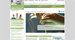 Desktop Screenshot of albertinen.de