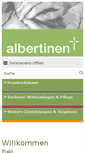 Mobile Screenshot of albertinen.de